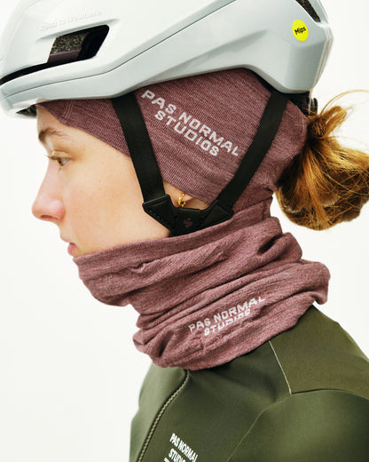 Pas Normal Studios Logo Merino Knit Beanie Maroon