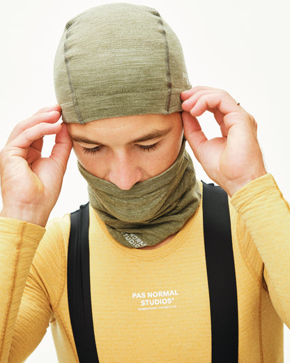 Pas Normal Studios Logo Merino Knit Beanie Earth
