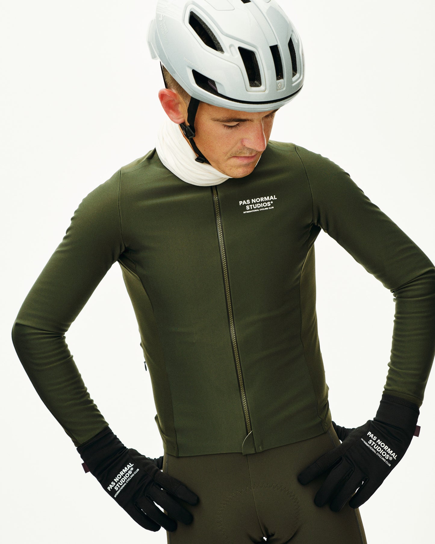 PAS NORMAL STUDIOS Mechanism Thermal Long Sleeve Jersey Dark Olive