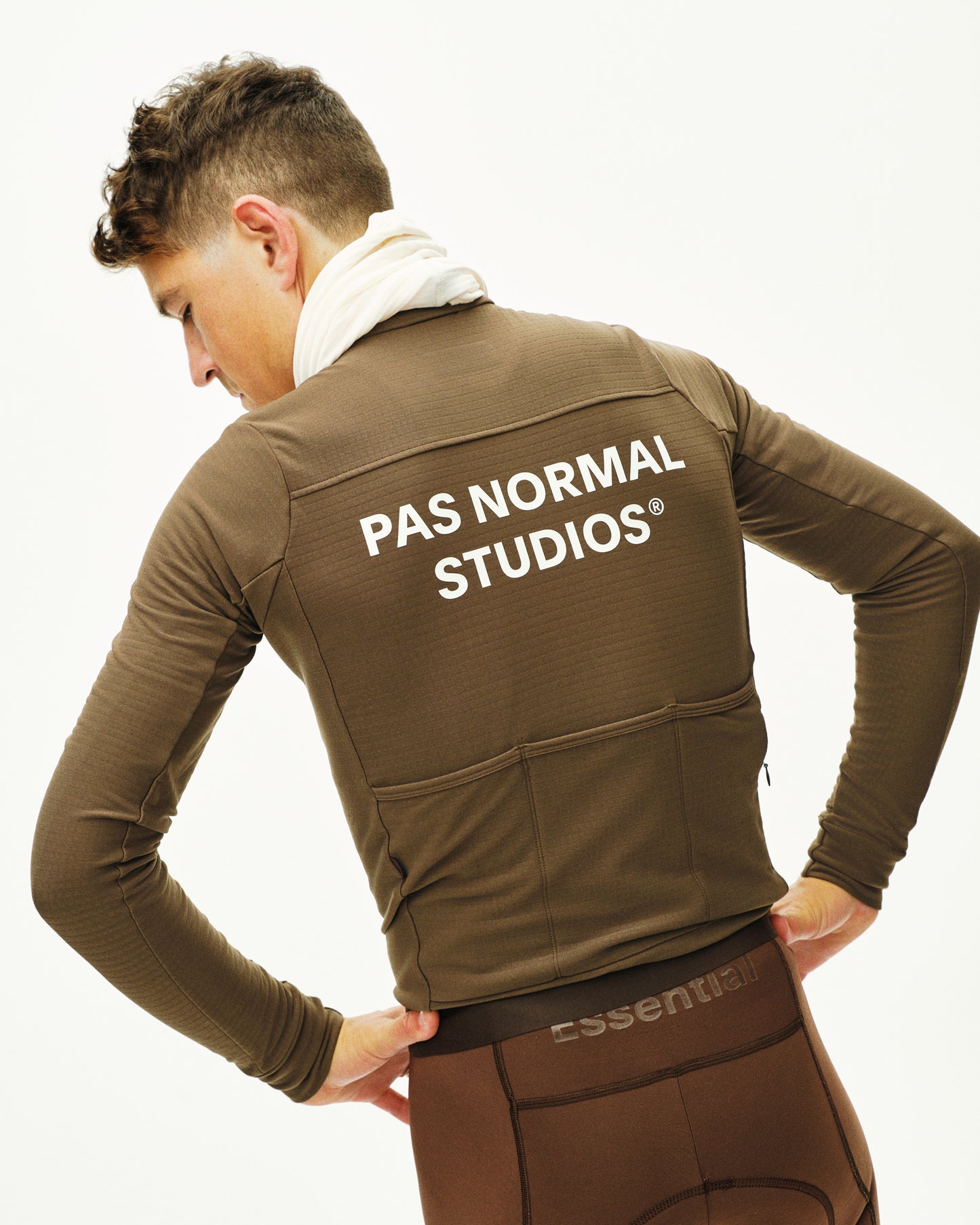 PAS NORMAL STUDIOS Essential Long Sleeve Jersey  Ash Brown