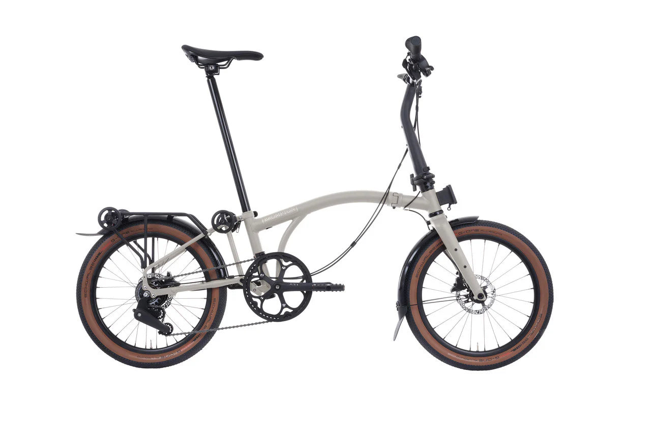 Rower składany Brompton G-Line 8s Traildust White