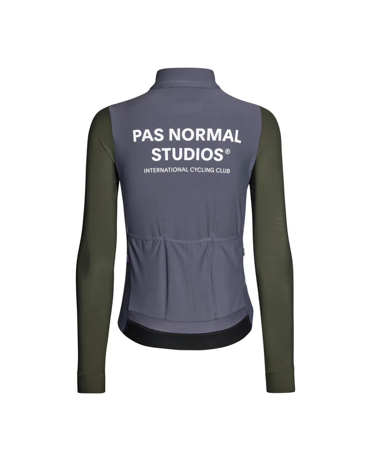 PAS NORMAL STUDIOS Women's Mechanism Long Sleeve Jersey - Steel / Dark Olive