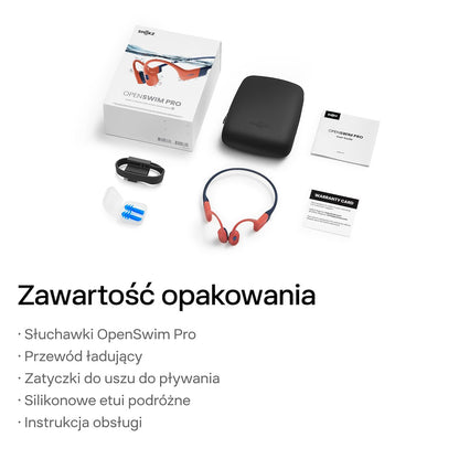 Słuchawki Shokz OpenSwim Pro RED