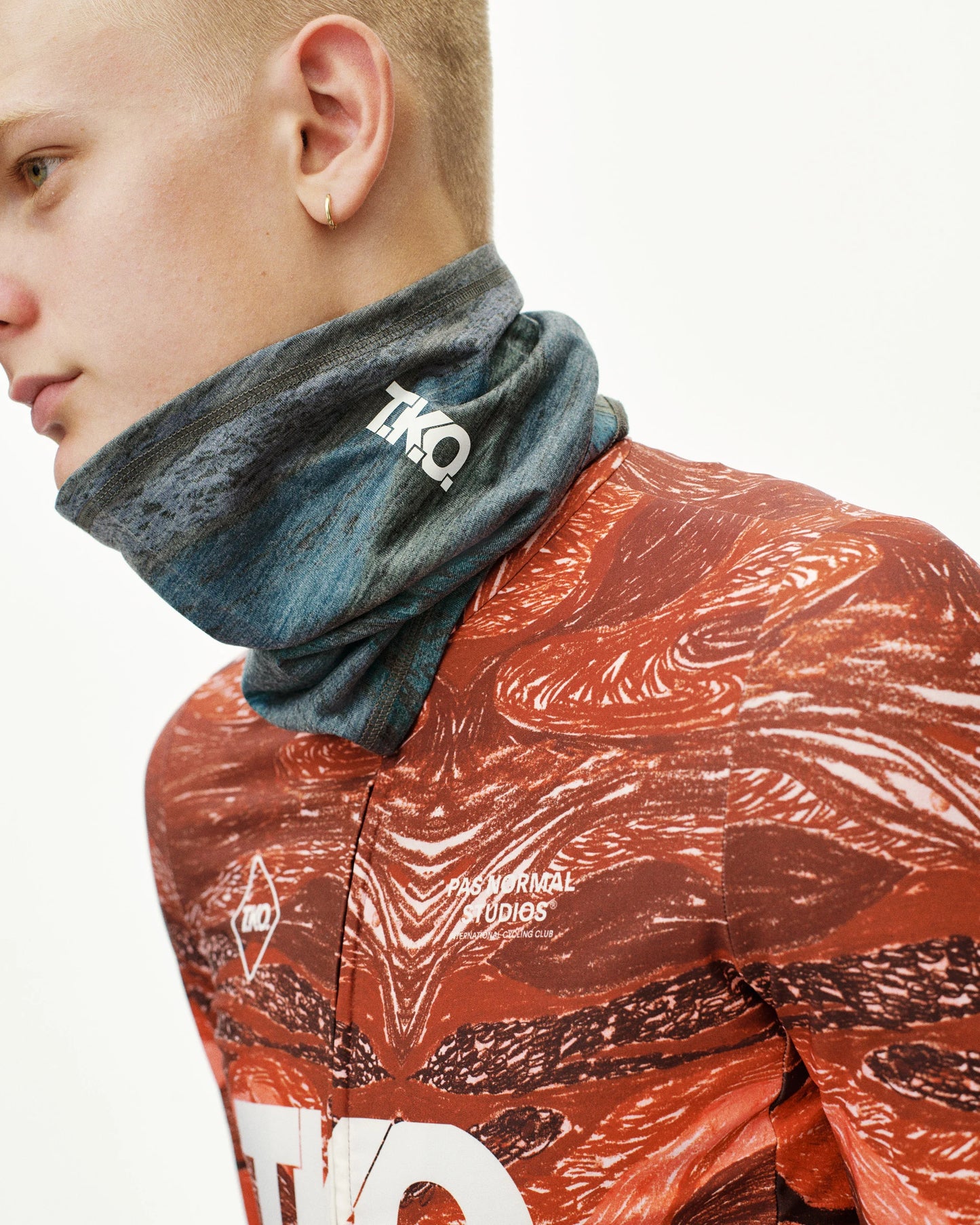 Pas Nornal Studios T.K.O Merino Necktube AOP