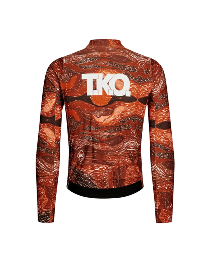 Pas Normal Studios TKO Woven Long Sleeve Jersey - TKO Red
