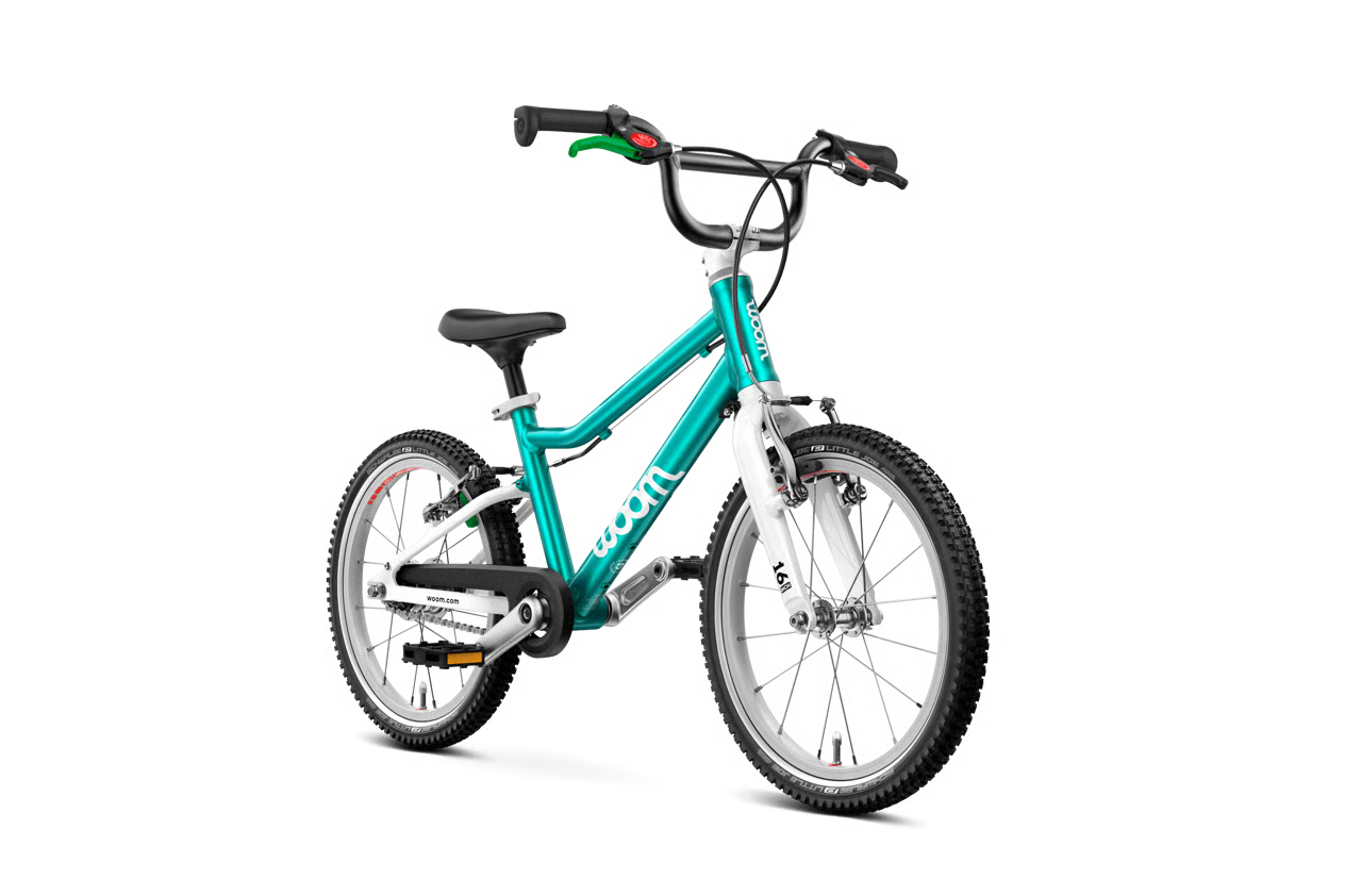 Rower WOOM GO 3 AUTOMAGIC - Metallic turquoise