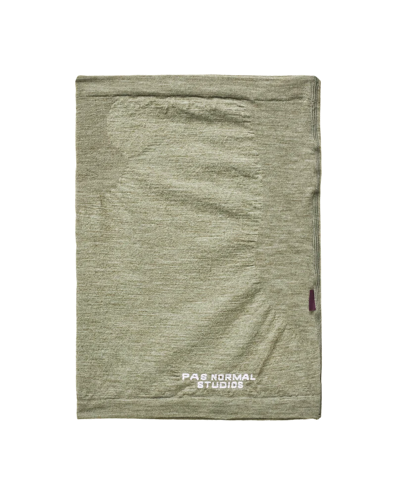 Pas Normal Studios Logo Merino Knit Necktube Earth