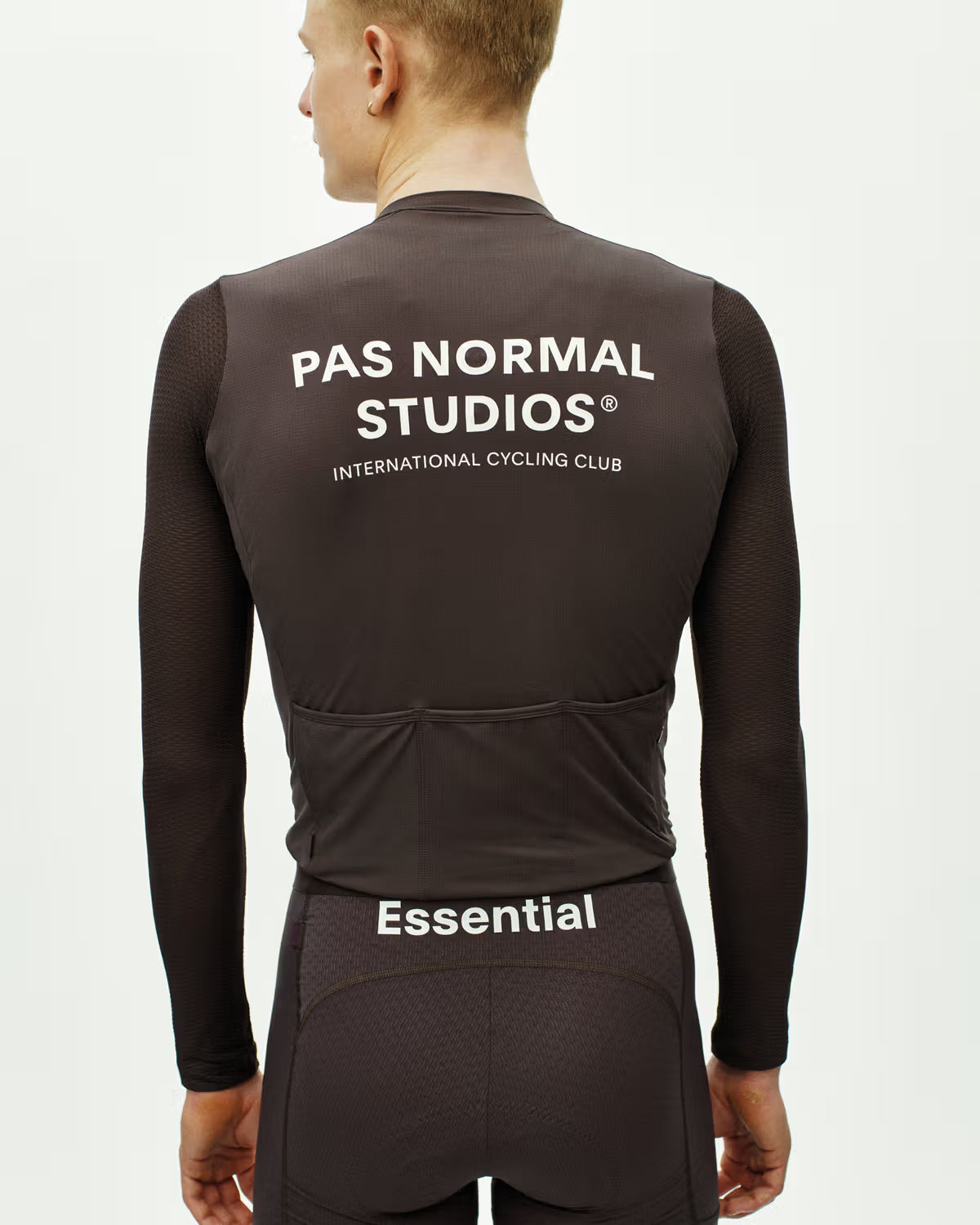 Pas Normal Studios Essential Light Long Sleeve Jersey - Dark Purple