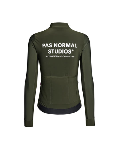 PAS NORMAL STUDIOS Women's Mechanism Thermal Long Sleeve Jersey - Dark Olive