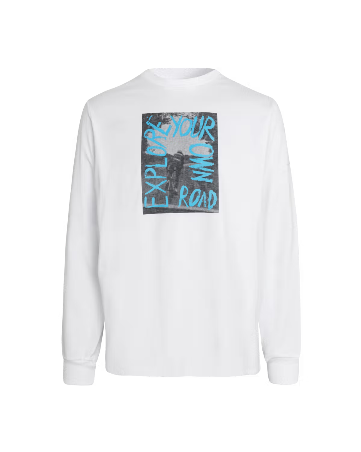 Pas Normal Studios Off-Race Graphic Long Sleeve T-Shirt- White