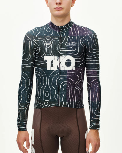 PAS NORMAL STUDIOS TKO Mechanism Long Sleeve Jersey - TKO Black Multi