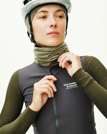 PAS NORMAL STUDIOS Women's Mechanism Long Sleeve Jersey - Steel / Dark Olive