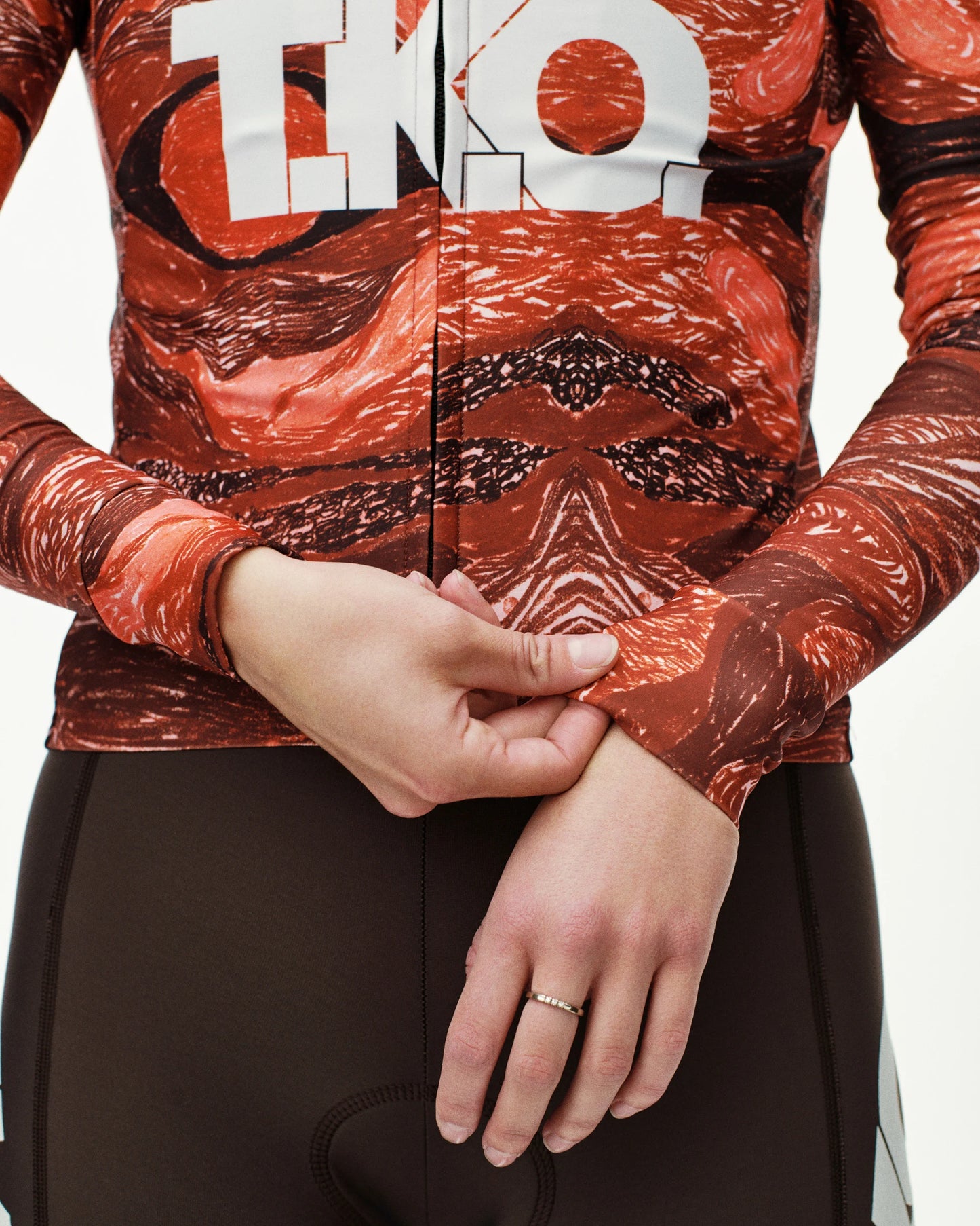 Pas Normal Studios T.K.O. Women's Mechanism Long Sleeve Jersey - TKO Red