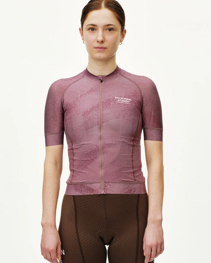 PAS NORMAL STUDIOS Women's Mechanism Jersey - AOP Dark Mauve