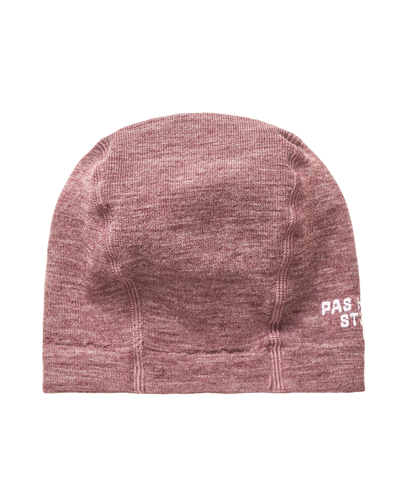 Pas Normal Studios Logo Merino Knit Beanie Maroon