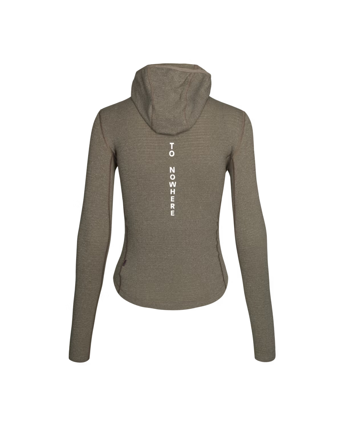 Pas Normal Studios Women's Thermal Hooded Windproof Baselayer- Dark Stone