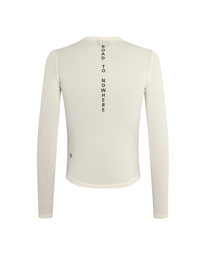 PAS NORMAL STUDIOS Thermal Long Sleeve Baselayer Windproof - Off White