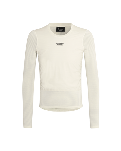 PAS NORMAL STUDIOS Thermal Long Sleeve Baselayer Windproof - Off White