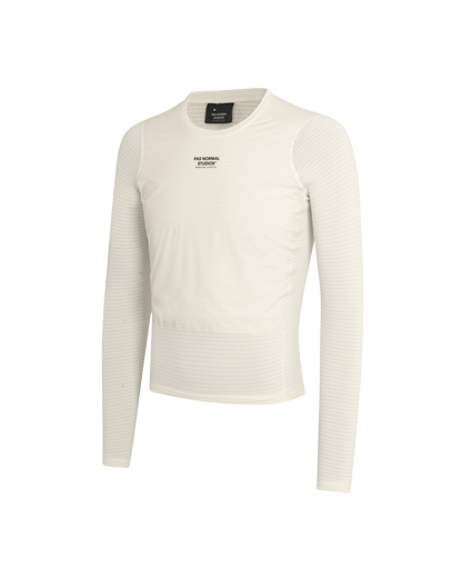 PAS NORMAL STUDIOS Thermal Long Sleeve Baselayer Windproof - Off White