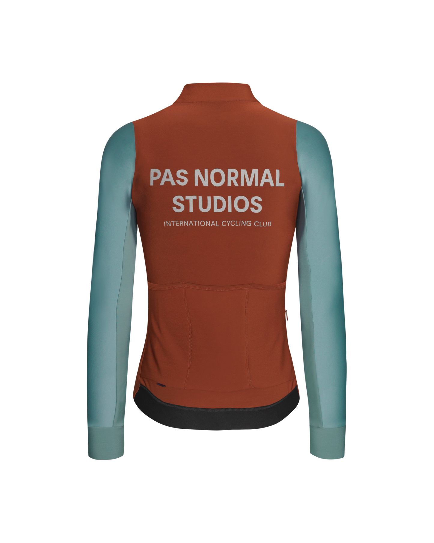 PAS NORMAL STUDIOS Women's Mechanism Thermal Long Sleeve Jersey - Mahogany/Dusty Teal