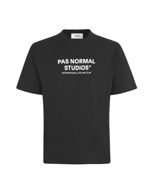 PAS NORMAL STUDIOS Off-Race Logo T-Shirt Black