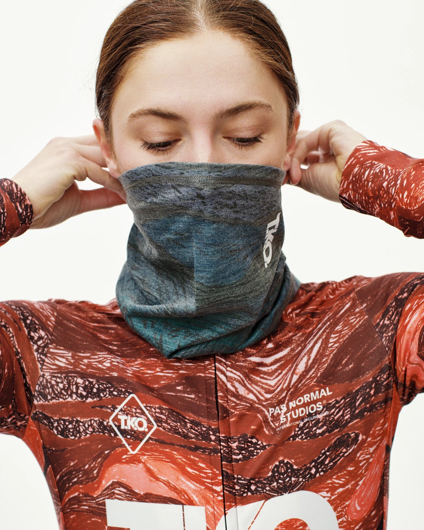 Pas Nornal Studios T.K.O Merino Necktube AOP