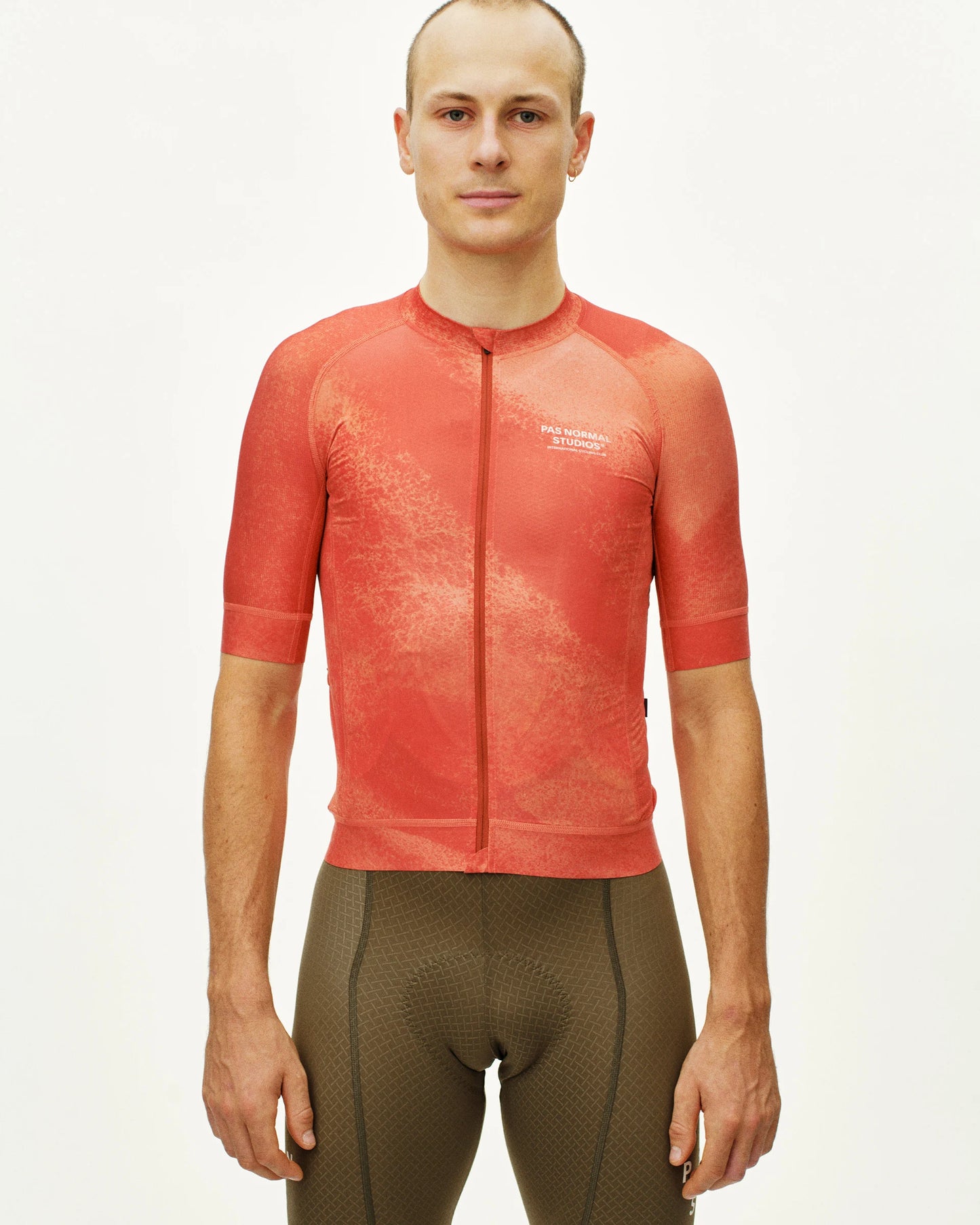 PAS NORMAL STUDIOS Mechanism Jersey - AOP Hibiscus Orange