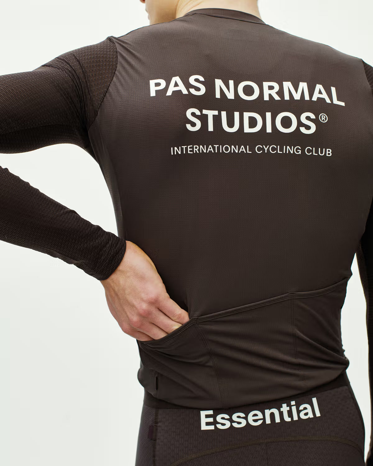 Pas Normal Studios Essential Light Long Sleeve Jersey - Dark Purple