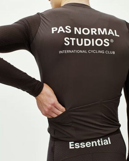 Pas Normal Studios Essential Light Long Sleeve Jersey - Dark Purple