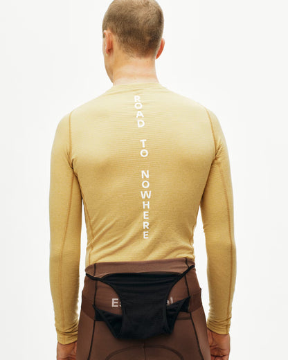 PAS NORMAL STUDIOS Thermal Long Sleeve Baselayer - Camel