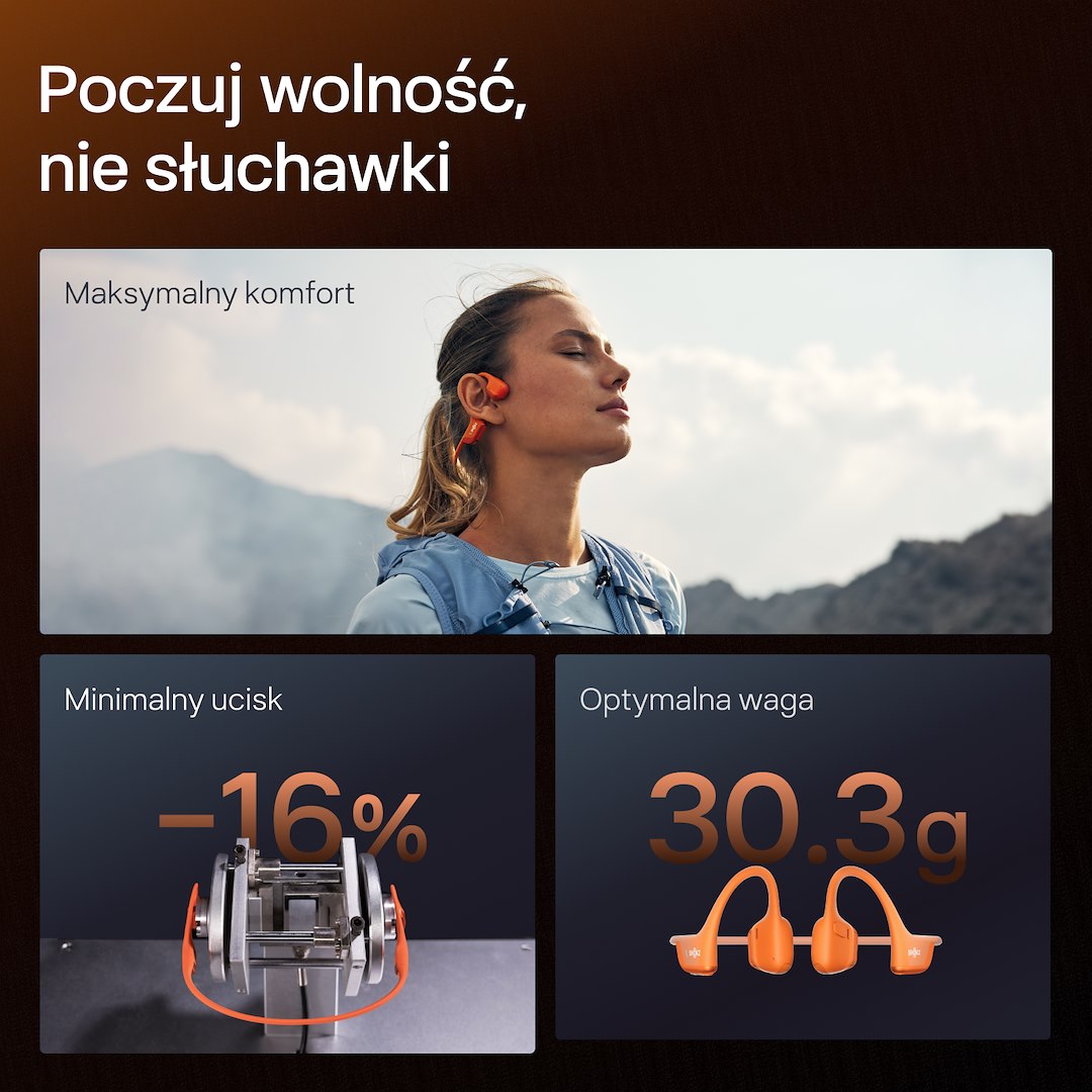 Słuchawki Shokz OpenRun Pro 2 ORANGE