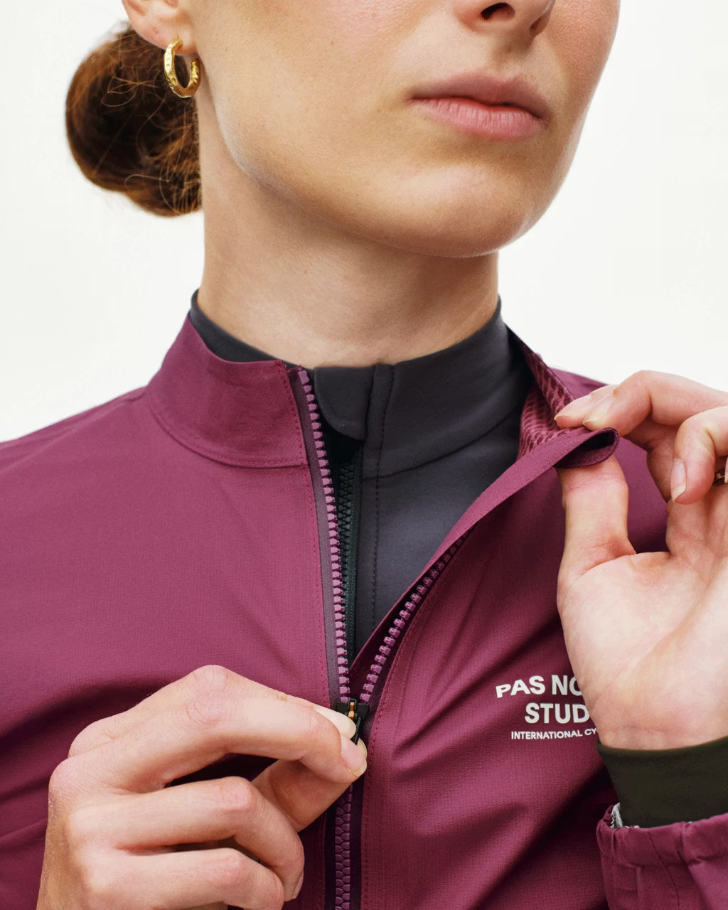 PAS NORMAL STUDIOS Women's Mechanism  Rain Jacket - Plum