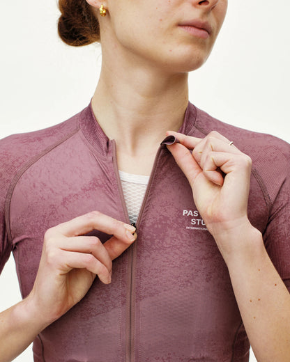 PAS NORMAL STUDIOS Women's Mechanism Jersey - AOP Dark Mauve