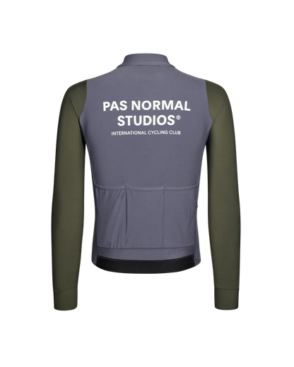 PAS NORMAL STUDIOS Mechanism Long Sleeve Jersey Steel/Dark Olive