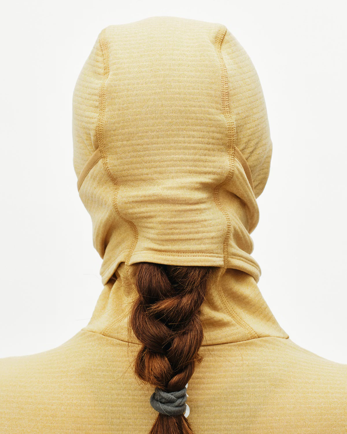 Pas Normal Studios Women's Thermal Hooded Windproof Baselayer- Camel/Marron