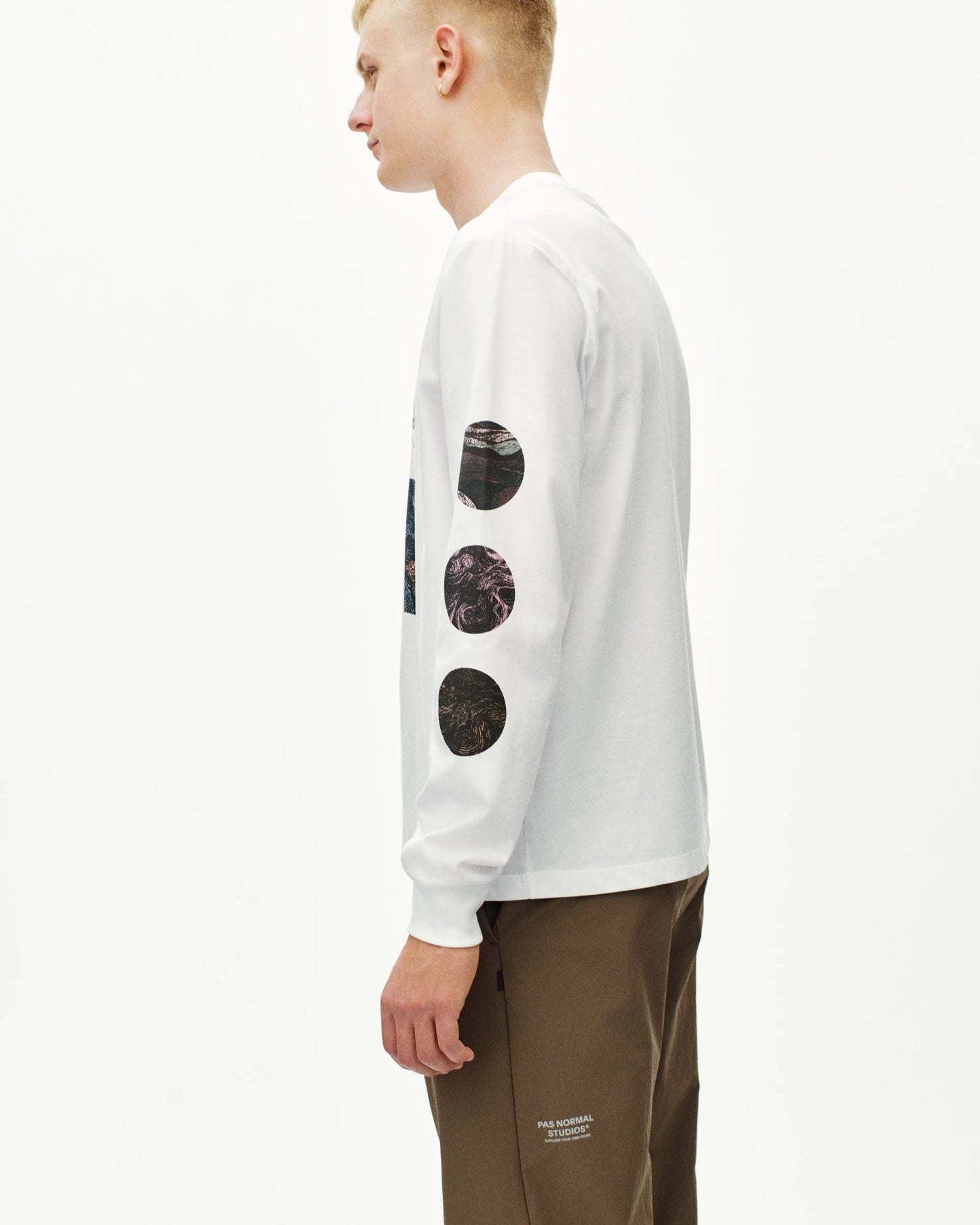 PAS NORMAL STUDIOS T.K.O. Off-Race Long Sleeve T-shirt - White