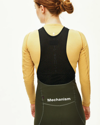 PAS NORMAL STUDIOS Women's Mechanism Deep Winter Long Bibs - Dark Olive