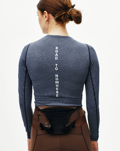 PAS NORMAL STUDIOS Women's Thermal Long Sleeve Baselayer - Navy