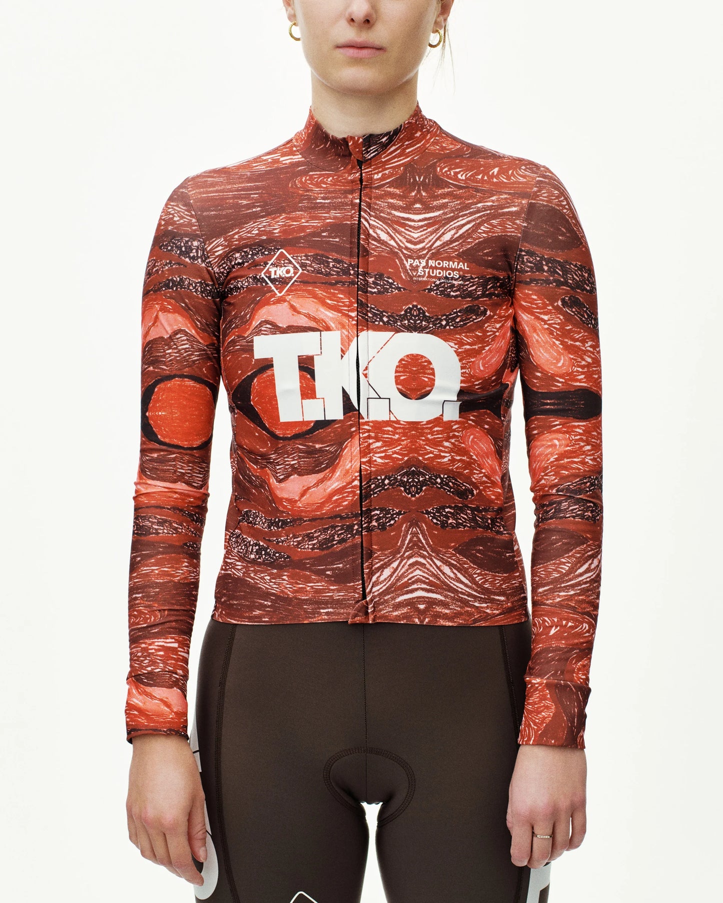 Pas Normal Studios T.K.O. Women's Mechanism Long Sleeve Jersey - TKO Red