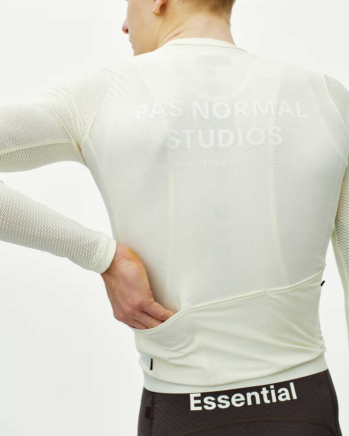 Pas Normal Studios Essential Light Long Sleeve Jersey - Off White