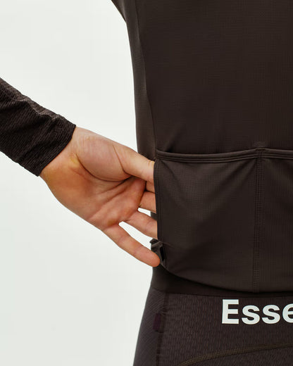 Pas Normal Studios Essential Light Long Sleeve Jersey - Dark Purple