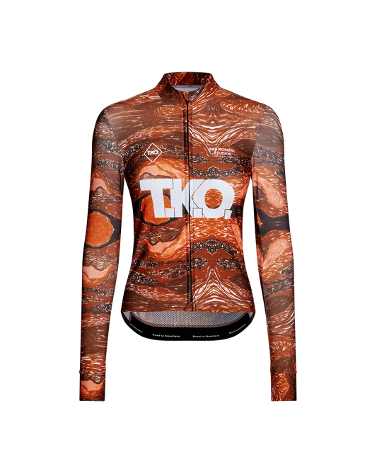 Pas Normal Studios T.K.O. Women's Mechanism Long Sleeve Jersey - TKO Red
