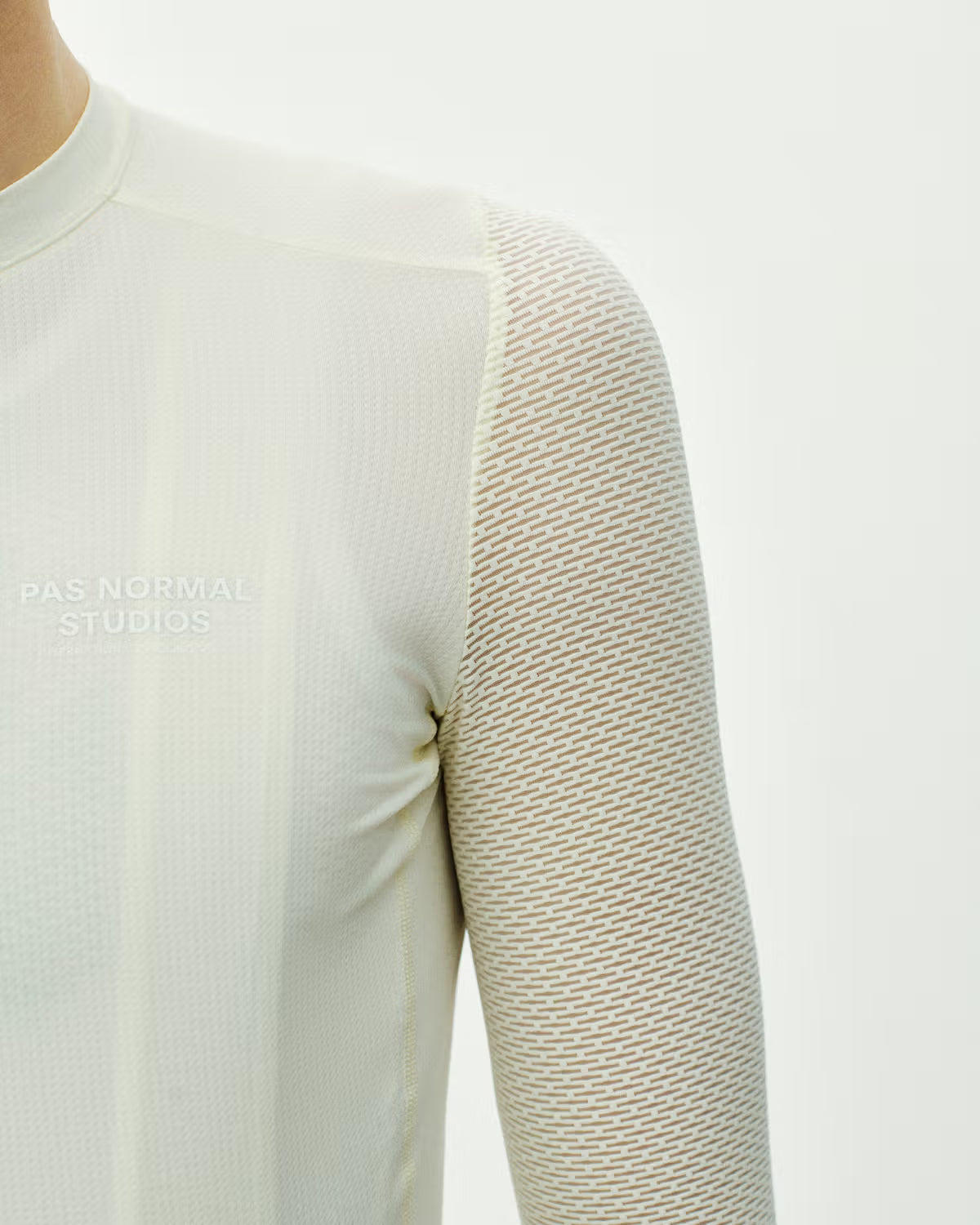 Pas Normal Studios Essential Light Long Sleeve Jersey - Off White