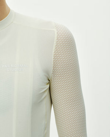 Pas Normal Studios Essential Light Long Sleeve Jersey - Off White