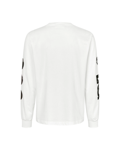 PAS NORMAL STUDIOS T.K.O. Off-Race Long Sleeve T-shirt - White