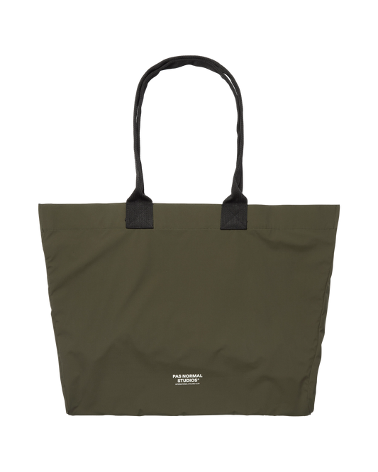 PAS NORMAL STUDIOS Logo Shield Tote Bag - Olive