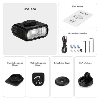 Lampka przednia MAGICSHINE HORI 900 DUAL MOUNTED 900 lumenów, bez uchwytu, bez pilota