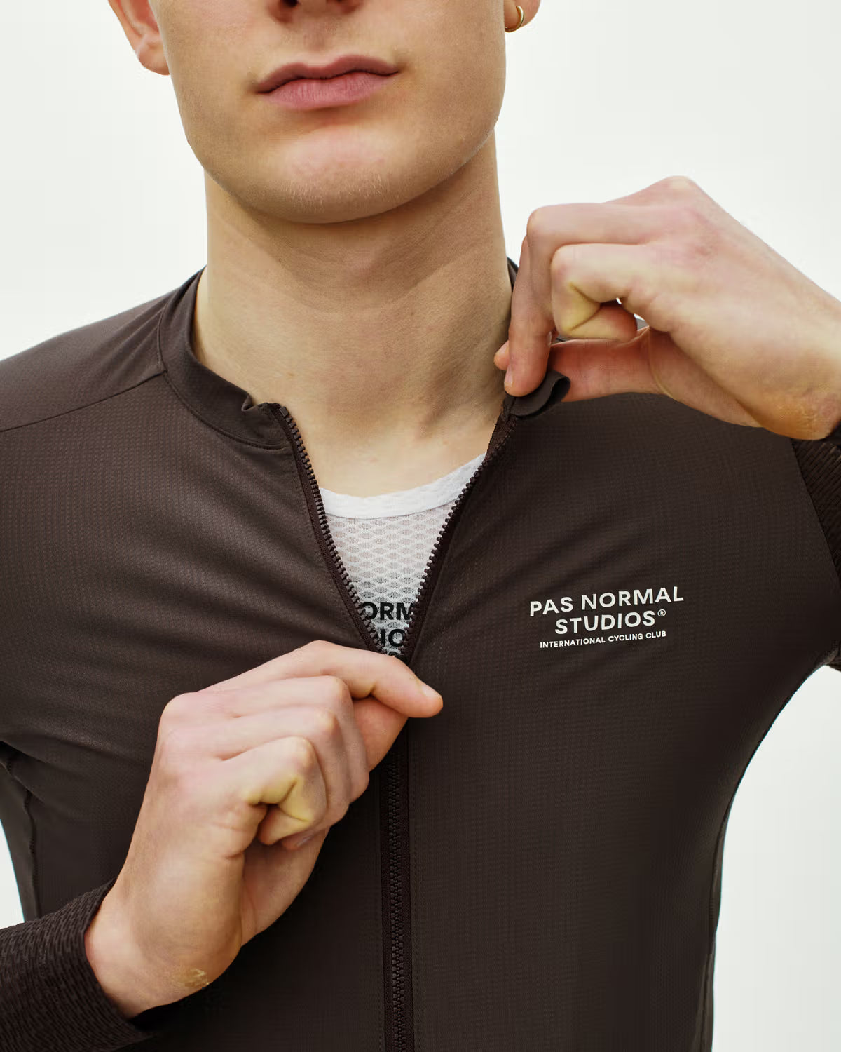 Pas Normal Studios Essential Light Long Sleeve Jersey - Dark Purple