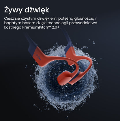 Słuchawki Shokz OpenSwim Pro RED
