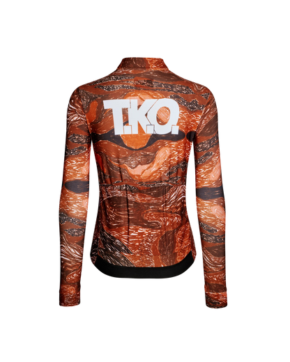Pas Normal Studios T.K.O. Women's Mechanism Long Sleeve Jersey - TKO Red